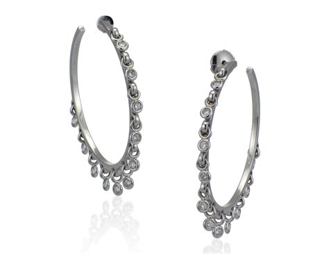 dior diamond earrings